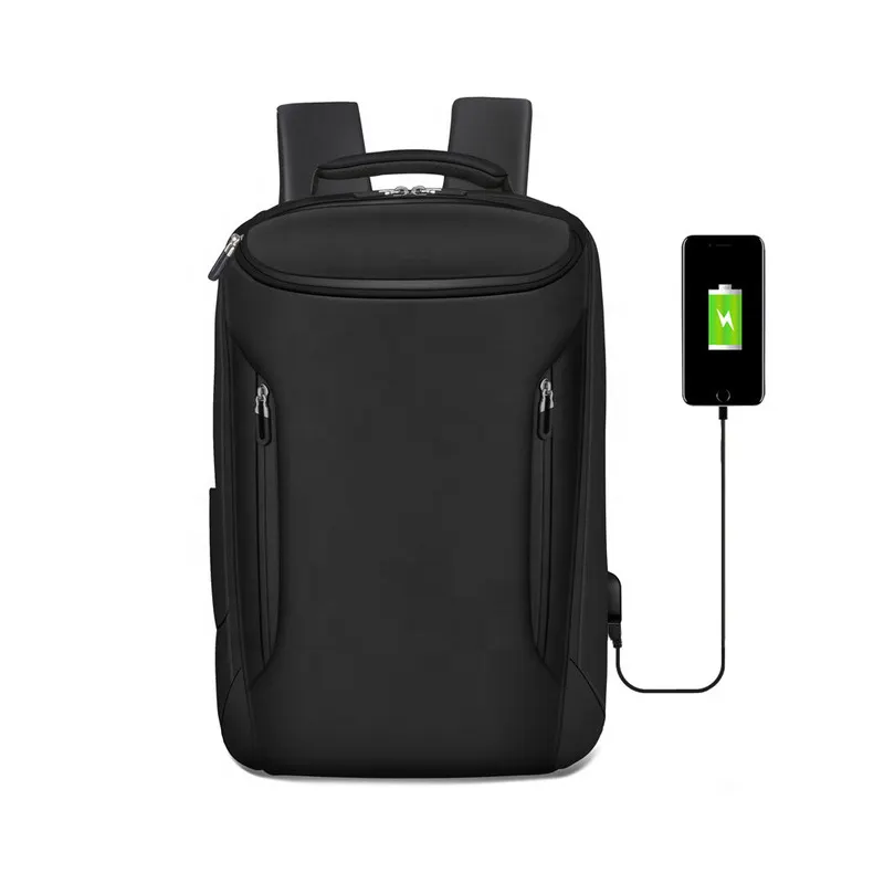 Mochila con bolsas para ordenador portátil con carga USB