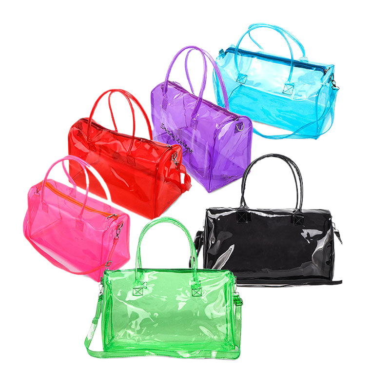 Bolsas de gimnasio transparentes personalizadas Bolsa de gimnasio de PVC