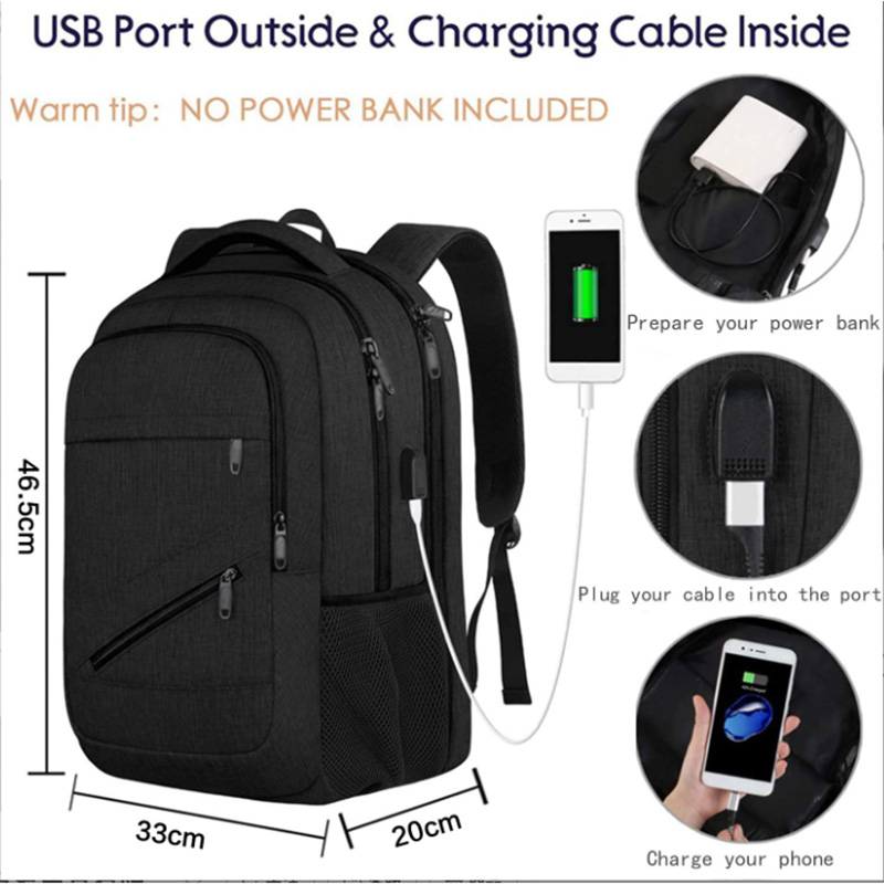 Travel Laptop Backpack with USB Charging