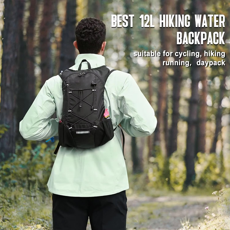 Durable Nylon Hydration Backpack Travel
