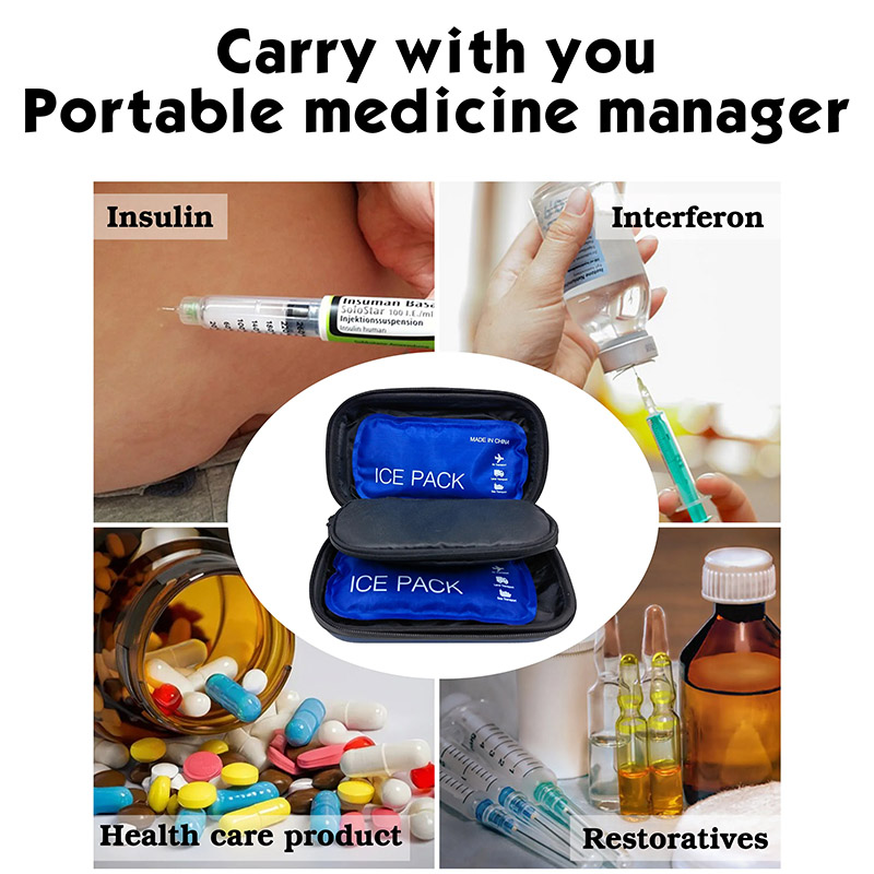 Waterproof insulin storage case