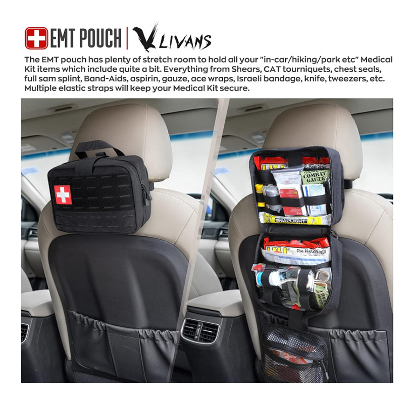 Pre-stocked outdoor first aid kit