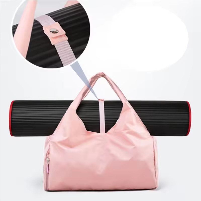 Fitnesst Gym Bag With Yoga Mat Holder Straps Fitnesst Gym Bag With Yoga Mat Holder Straps