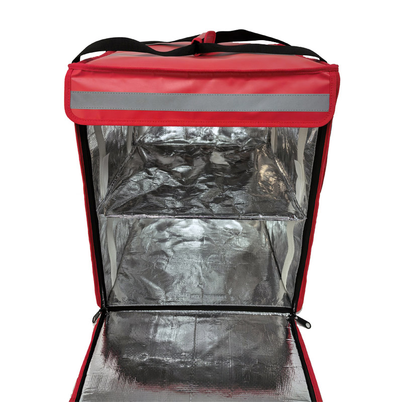 Insulated pizza delivery backpack