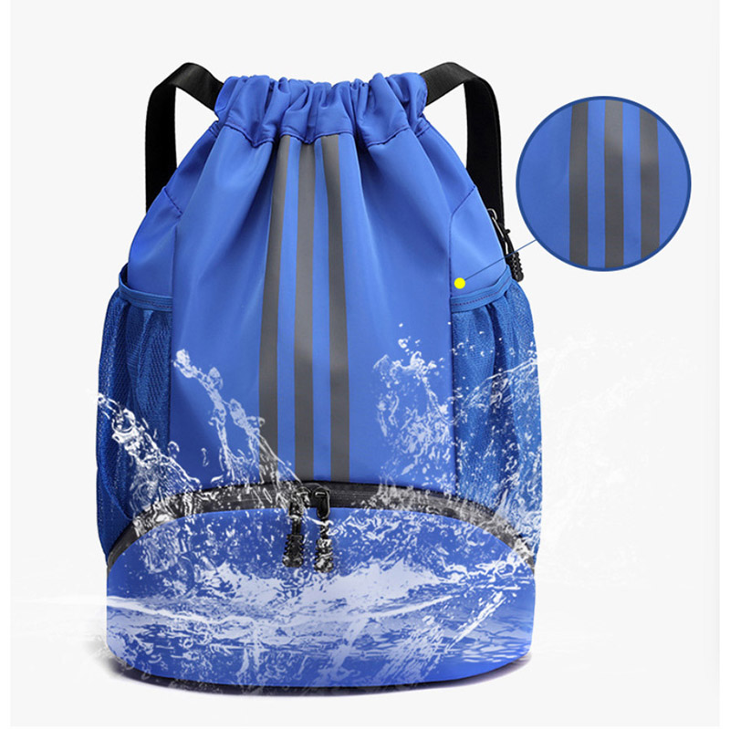 Foldable Soccer Volleyball Drawstring Backpac